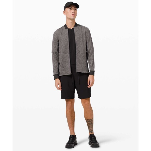 Lululemon Textured Tech Bomber Jacket.Graphite Gray/Vapor.Men. Sz S - Picture 11 of 16